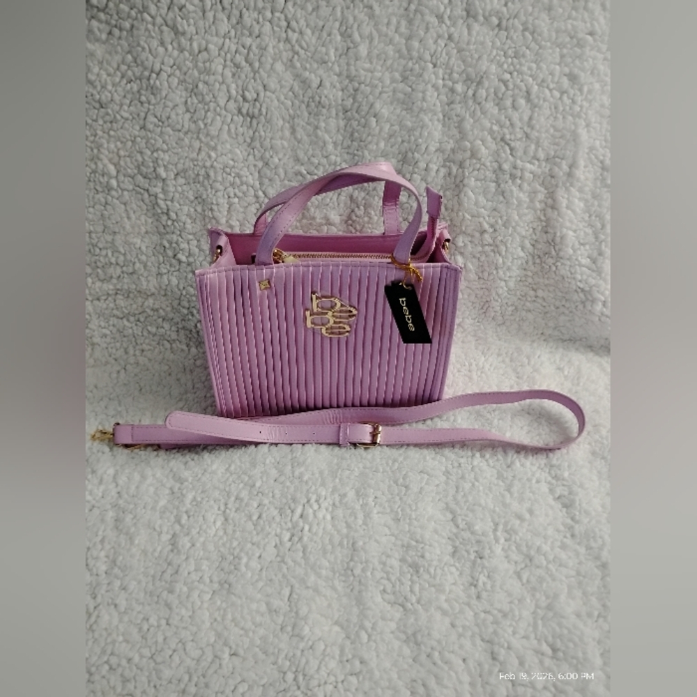 PINK BEBE MINI TOTE BAG - Picture 6 of 13